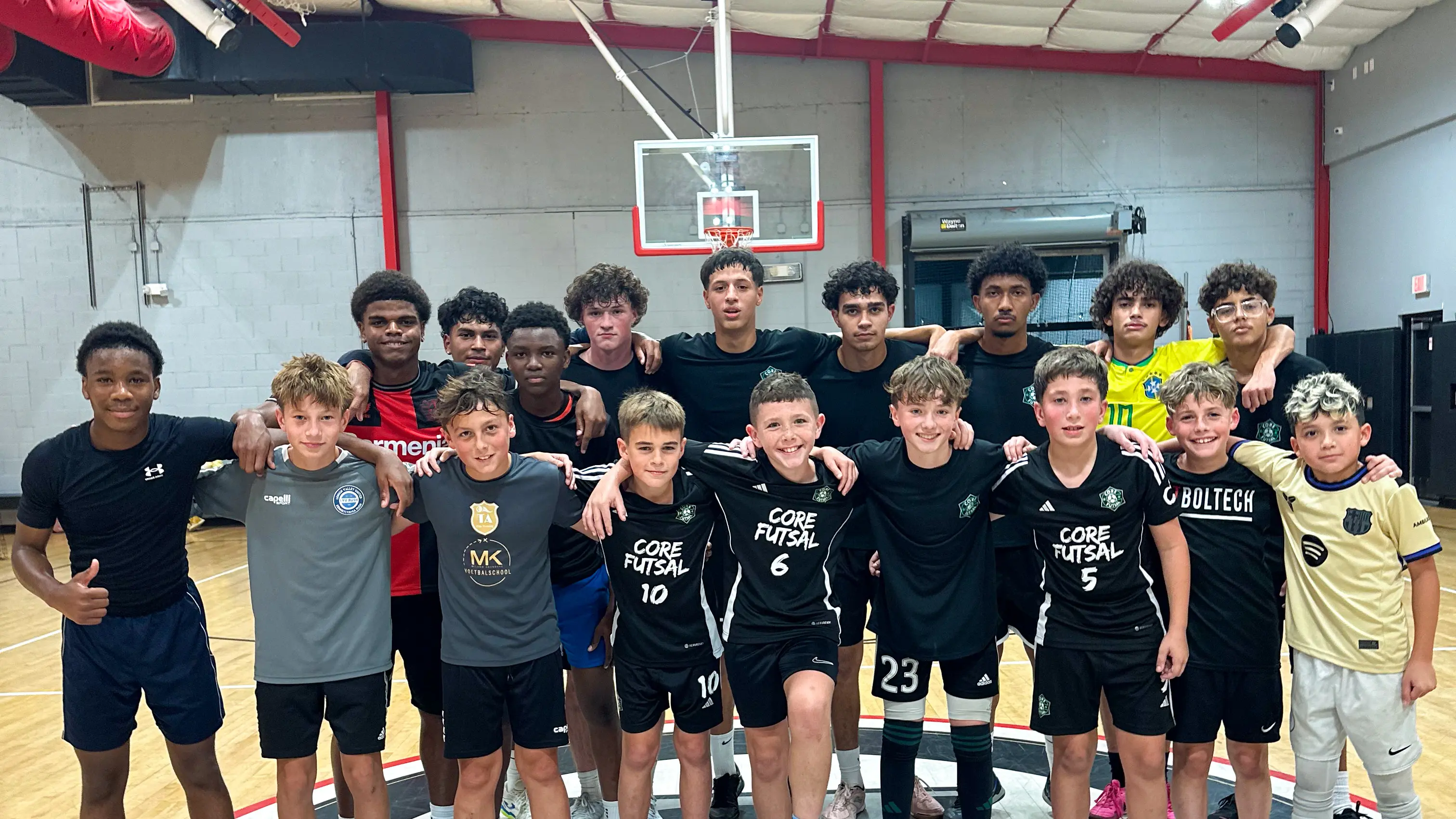 Diverse players training